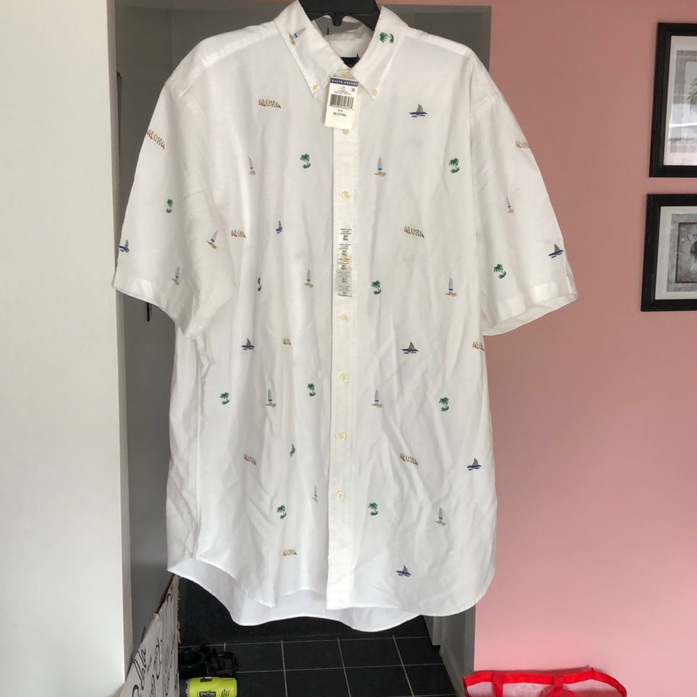 An XLT Polo by Ralph Lauren half sleeves shirt